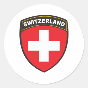 Sticker Rond Suisse