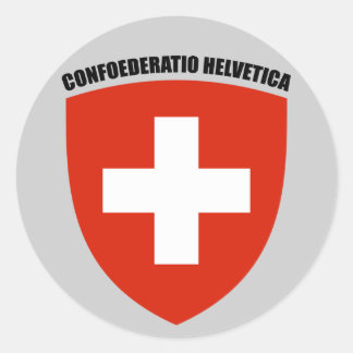 Sticker Rond Suisse : Confoederatio Helvetica