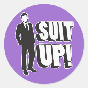 Sticker Rond Suit !