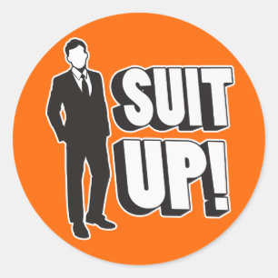 Sticker Rond Suit !