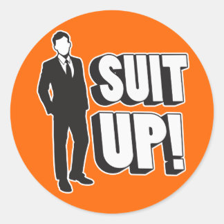 Sticker Rond Suit !