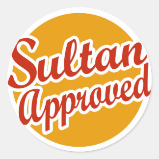 Sticker Rond Sultan approuvé