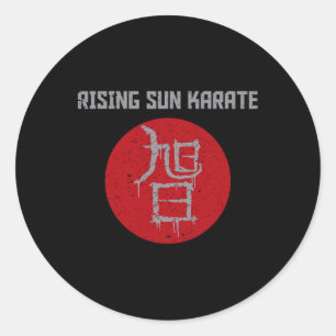 Sticker Rond Sun Kanji levant