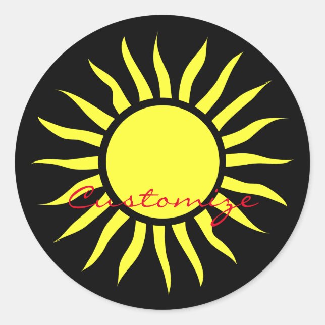 Sticker Rond Sun Thunder_Cove (Devant)