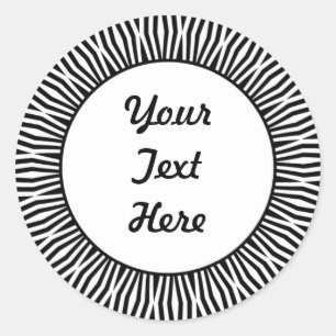 Sticker Rond SunBurst 01