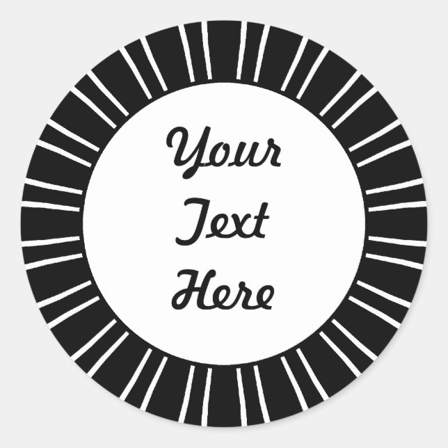 Sticker Rond SunBurst 03 (Devant)