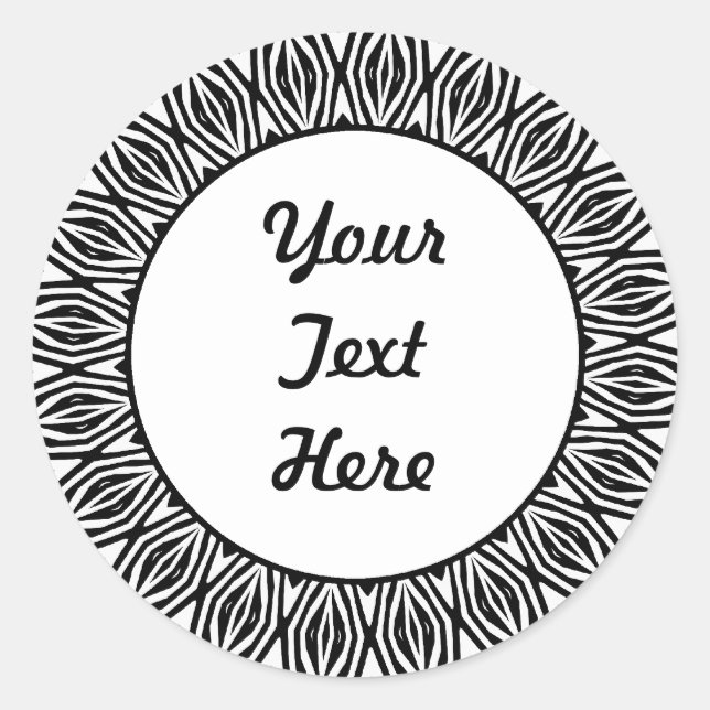 Sticker Rond SunBurst 06 (Devant)