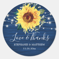 Sunflower Navy Bébés Lumières du souffle Merci Mar