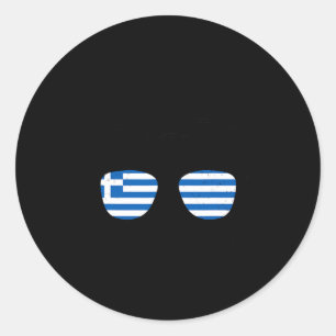Sticker Rond Sungles grecs de Pâques Cinco De Mayo Mexicain 202