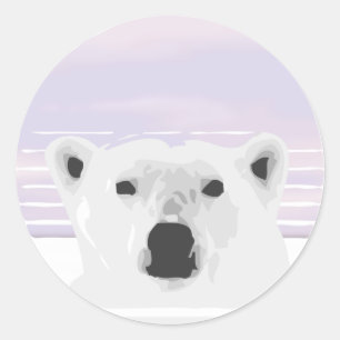 Sticker Rond Sunrise Nights