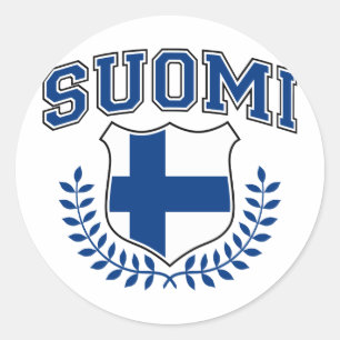 Sticker Rond Suomi