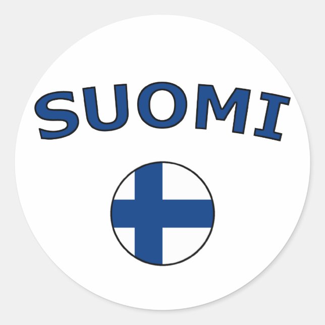 Sticker Rond Suomi (Devant)