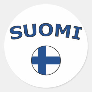 Sticker Rond Suomi