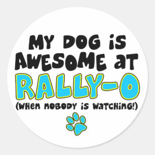 Sticker Rond Super à Rally-O