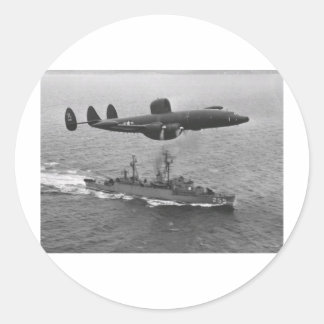Sticker Rond Super Constellation Lockheed WV-2