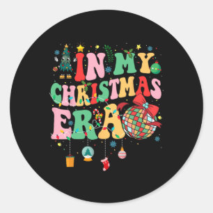 Sticker Rond Super Dans Ma Famille De Noël À Joyeux C
