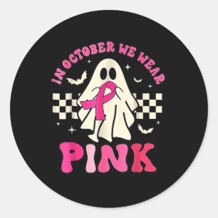 Sticker Rond Super Nous Portons Le Fantôme De Sensibilisation A
