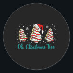 Sticker Rond Super Oh Christmas Tree Cakes Debbie Becky Jen Ca<br><div class="desc">Super Oh Christmas Tree Cakes Debbie Becky Jen Amateurs de gâteaux 3</div>