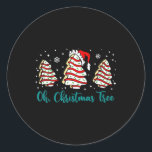 Sticker Rond Super Oh Christmas Tree Cakes Debbie Becky Jen Ca<br><div class="desc">Super Oh Christmas Tree Cakes Debbie Becky Jen Amateurs de gâteaux 3</div>