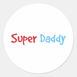 Sticker Rond Super papa
