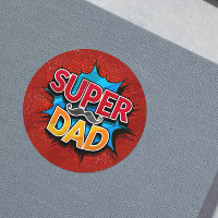 Super Papa Mustache Grunge moderne