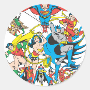Sticker Rond Super Powers™ Collection 4