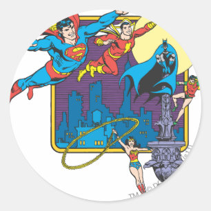 Sticker Rond Super Powers™ Collection 5