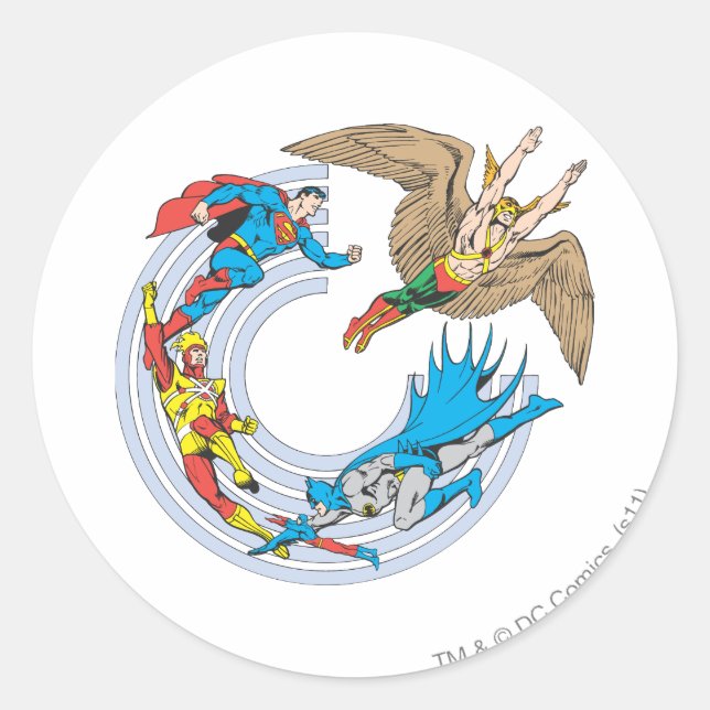 Sticker Rond Super Powers™ Collection 7 (Devant)