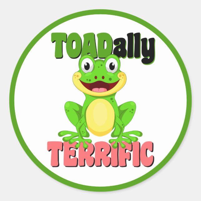 Sticker Rond Super Prof Élève Enseignant  (Devant)