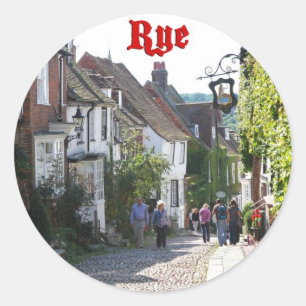 Sticker Rond Super ! Rye England