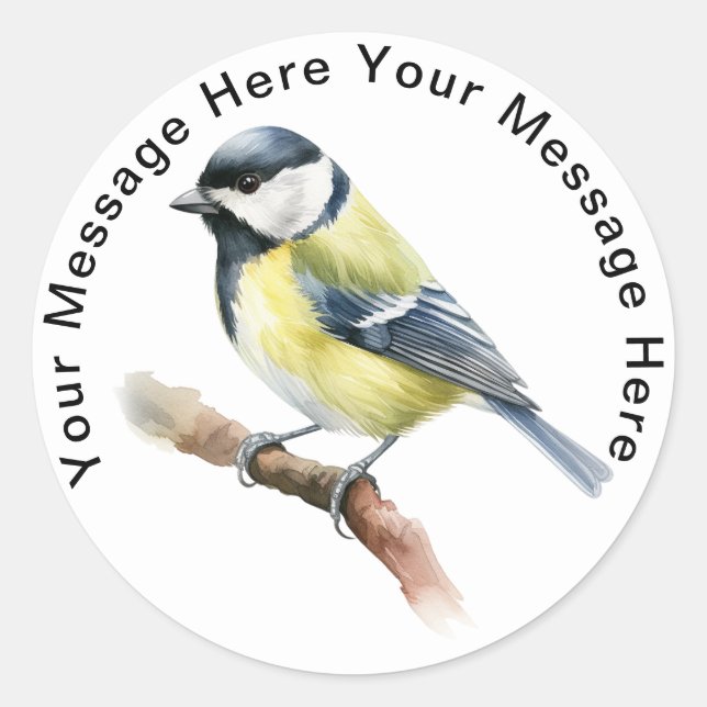 Sticker Rond Super Tit (Devant)