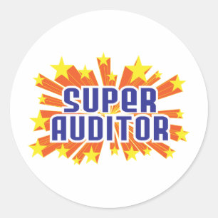 Sticker Rond Super vérificateur