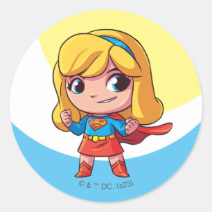 Sticker Rond Supergirl "The Future Is Female"
