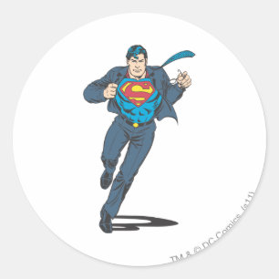 Sticker Rond Superman 48