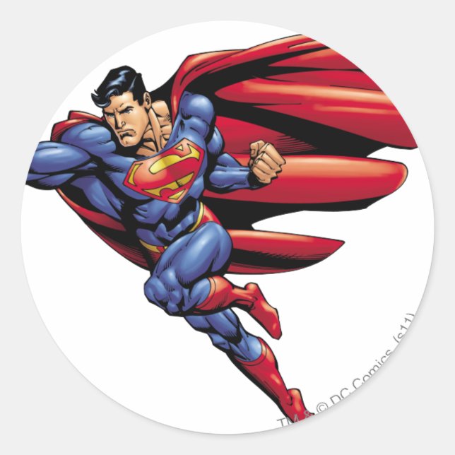 Sticker Rond Superman 73 (Devant)