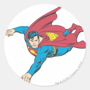 Sticker Rond Superman 90