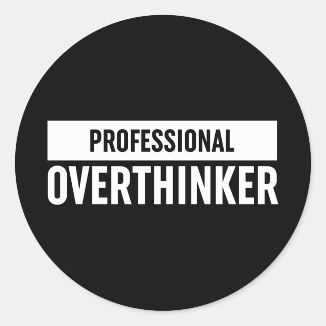 Sticker Rond Superviseur professionnel (Devant)