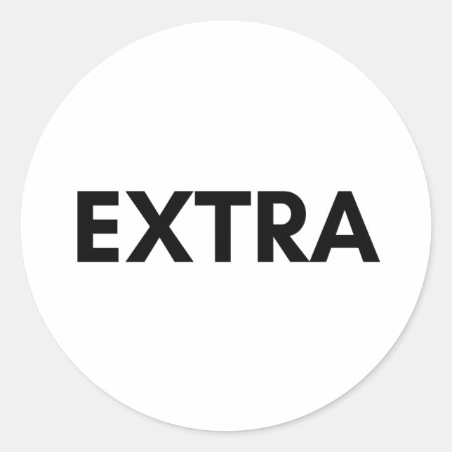 Sticker Rond supplémentaire (Devant)