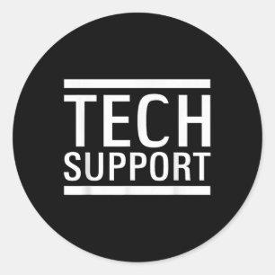 Sticker Rond Support technique Elon Doge