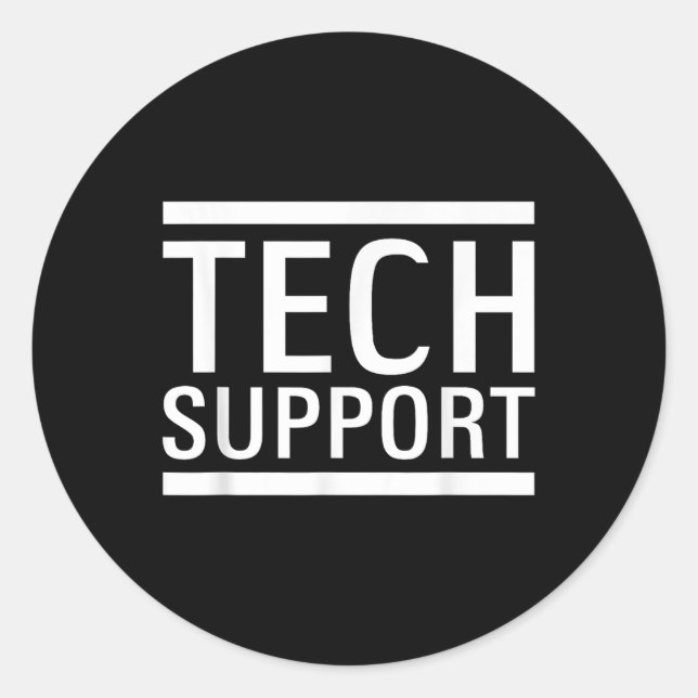 Sticker Rond Support technique Elon Doge (Devant)