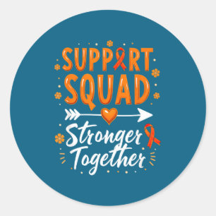 Sticker Rond Suprt Squad Sensibilisation TDAH