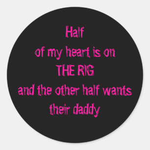 Sticker Rond Sur la plateforme