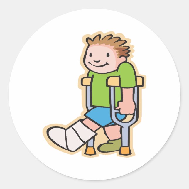 Sticker Rond Sur les cruches (Devant)