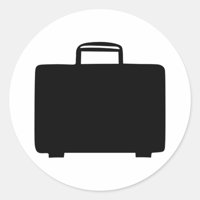 Sticker Rond Sur valise (Devant)