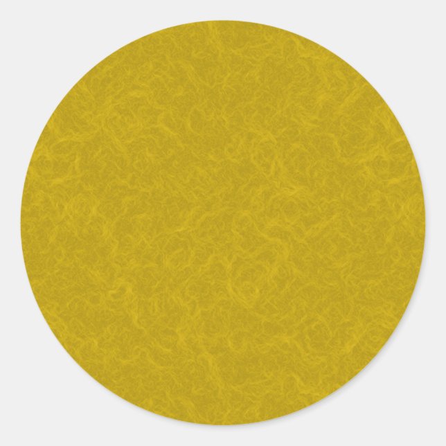 Sticker Rond Surface jaune texturée avec motif tourbillonnant (Devant)