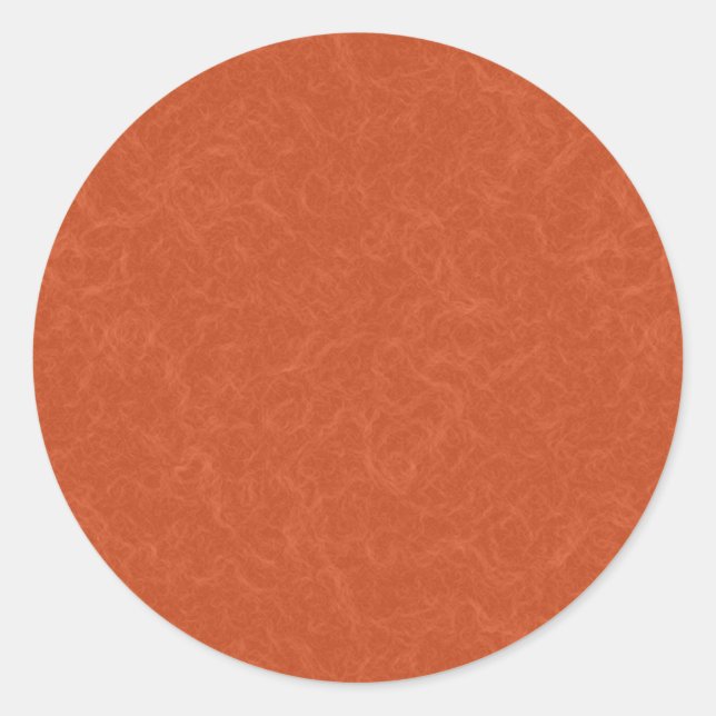 Sticker Rond Surface orange texturée avec motif tourbillonnant (Devant)