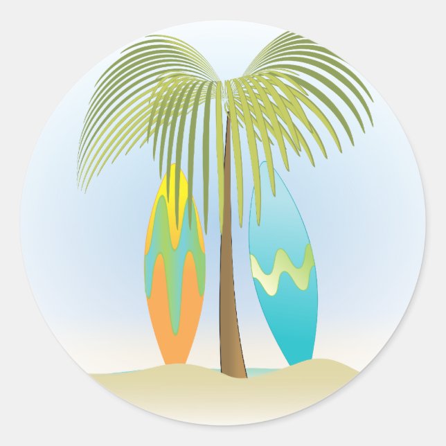 Sticker Rond Surfboards No.1 (Devant)