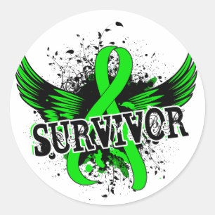 Sticker Rond Survivant 16 Lymphome non-Hodgkin