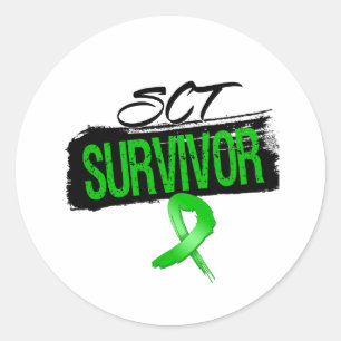 Sticker Rond Survivant de greffe de cellule souche de SCT