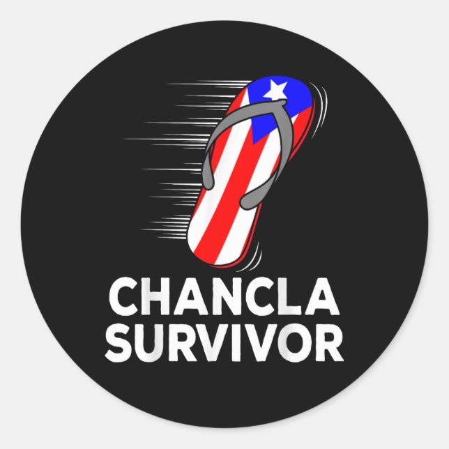 Sticker Rond Survivant de la chancla (Devant)